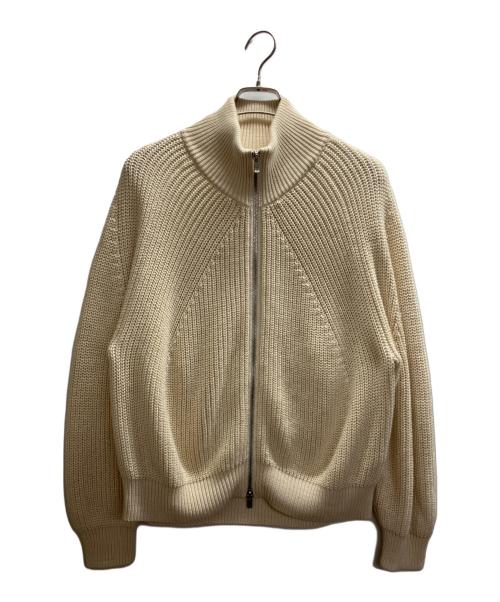 BATONER（バトナ―）BATONER (バトナ―) SIGNATURE DRIVERS KNIT ベージュ サイズ:2の古着・服飾アイテム