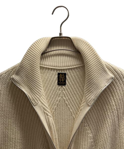 BATONER（バトナ―）BATONER (バトナ―) SIGNATURE DRIVERS KNIT ベージュ サイズ:2の古着・服飾アイテム