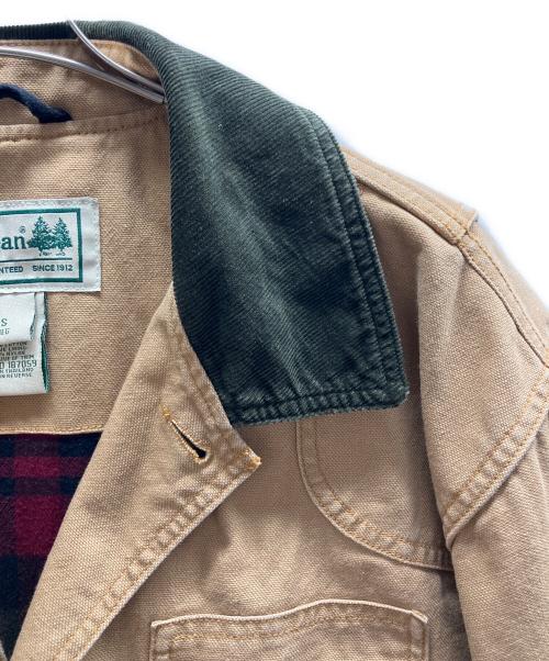 L.L.Bean（エルエルビーン）L.L.Bean (エルエルビーン) オリジナル フィールド コート ブラウン×グリーン サイズ:Sの古着・服飾アイテム