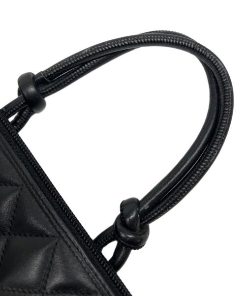 CHANEL（シャネル）CHANEL (シャネル) カンボン フラットトートバッグ ブラックの古着・服飾アイテム