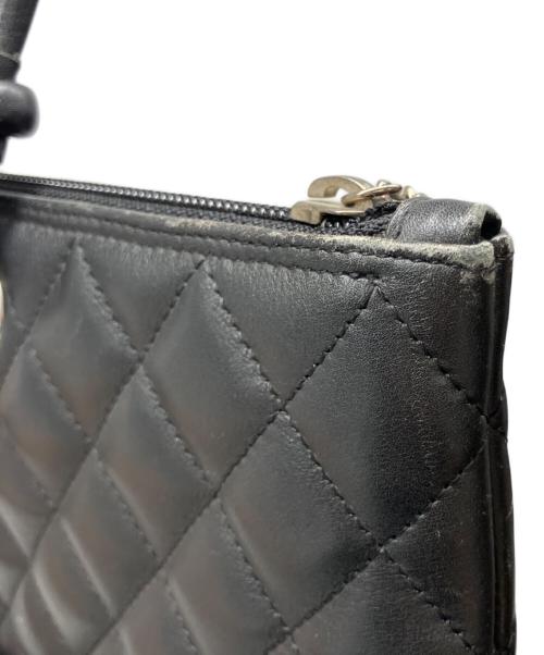 CHANEL（シャネル）CHANEL (シャネル) カンボン フラットトートバッグ ブラックの古着・服飾アイテム