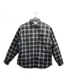 DIESEL（ディーゼル）の古着「リバーシブルチェックシャツ中綿ジャケット」｜ブラック