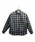 DIESEL（ディーゼル）の古着「リバーシブルチェックシャツ中綿ジャケット」｜ブラック