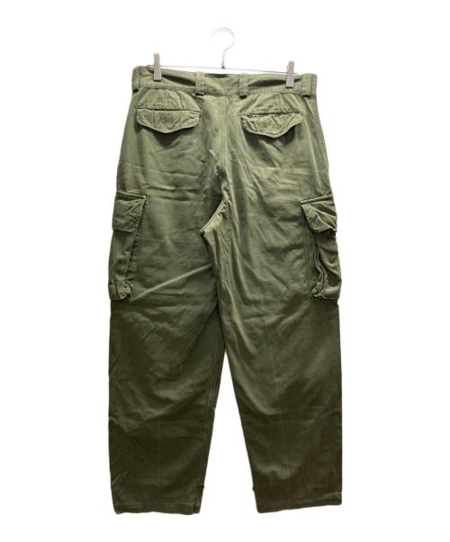French Army（フランス軍）French Army (フランス軍) Ｍ-47 カーゴパンツ カーキ サイズ:33の古着・服飾アイテム