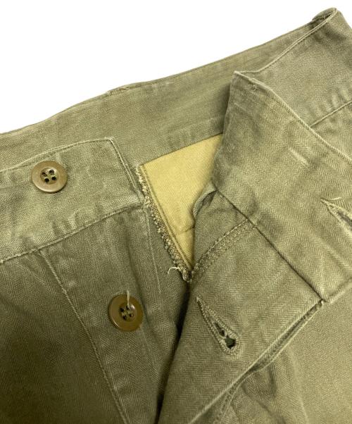 French Army（フランス軍）French Army (フランス軍) Ｍ-47 カーゴパンツ カーキ サイズ:33の古着・服飾アイテム