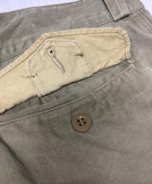 French Army（フランス軍）French Army (フランス軍) Ｍ-47 カーゴパンツ カーキ サイズ:33の古着・服飾アイテム
