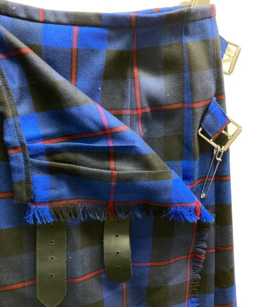 O'NEIL OF DUBLIN（オニールオブダブリン）O'NEIL OF DUBLIN (オニールオブダブリン) タータンチェックラップスカート ブルー サイズ:US 8の古着・服飾アイテム