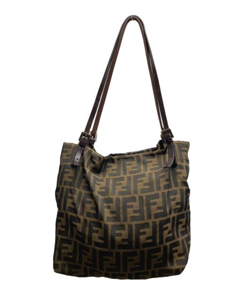 FENDI（フェンディ）FENDI (フェンディ) ショルダーバッグ ブラウンの古着・服飾アイテム