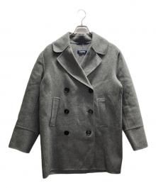 'S Max Mara（エスマックスマーラ）の古着「ダブルフェイス クチートアマーノ ウールミドルコート」｜グレー