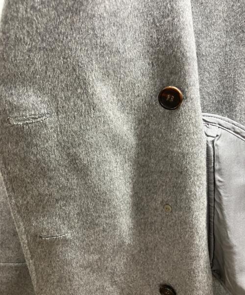 'S Max Mara（エスマックスマーラ）'S Max Mara (エスマックスマーラ) ダブルフェイス クチートアマーノ ウールミドルコート グレー サイズ:42の古着・服飾アイテム