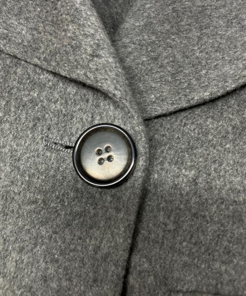 'S Max Mara（エスマックスマーラ）'S Max Mara (エスマックスマーラ) ダブルフェイス クチートアマーノ ウールミドルコート グレー サイズ:42の古着・服飾アイテム