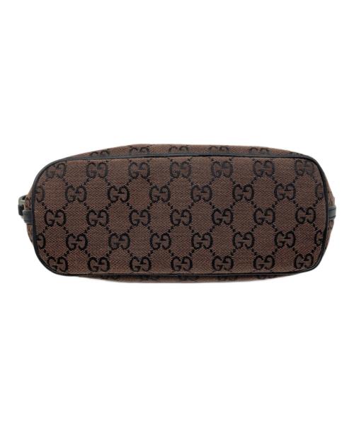 GUCCI（グッチ）GUCCI (グッチ) ハンドポーチ ブラウン・ブラックの古着・服飾アイテム
