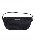 GUCCIグッチ）の古着「GGキャンバスハンドバッグ」｜ブラック