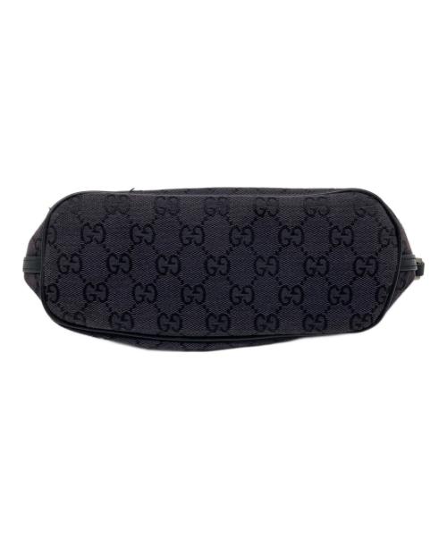 GUCCI（グッチ）GUCCI (グッチ) GGキャンバスハンドバッグ ブラックの古着・服飾アイテム