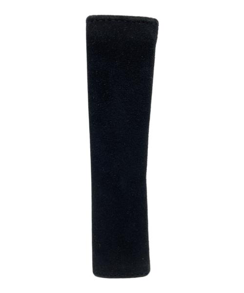 CELINE（セリーヌ）CELINE (セリーヌ) スウェードレザーポーチ ブラックの古着・服飾アイテム