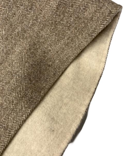 GALERIE VIE（ギャルリーヴィー）GALERIE VIE (ギャルリーヴィー) ウールダブルフェイス フーデッドコート ベージュ サイズ:36の古着・服飾アイテム