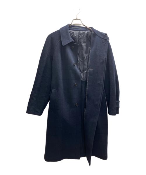 BROOKS BROTHERS（ブルックスブラザーズ）BROOKS BROTHERS (ブルックスブラザーズ) ステンカラーウールロングコート ネイビー サイズ:Mの古着・服飾アイテム
