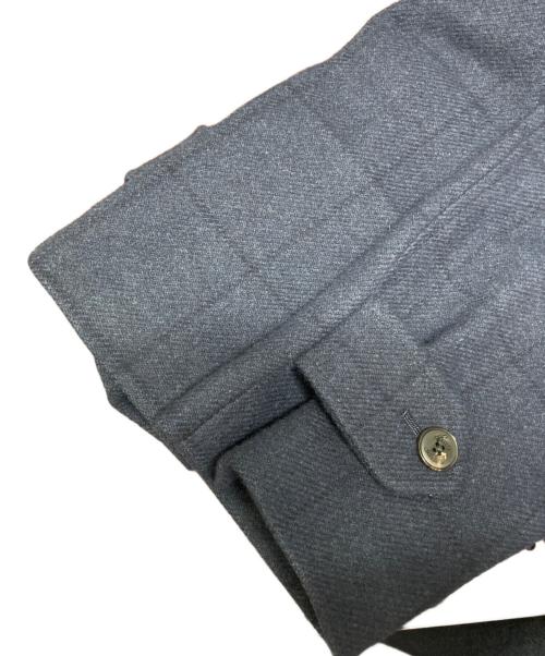BROOKS BROTHERS（ブルックスブラザーズ）BROOKS BROTHERS (ブルックスブラザーズ) ステンカラーウールロングコート ネイビー サイズ:Mの古着・服飾アイテム