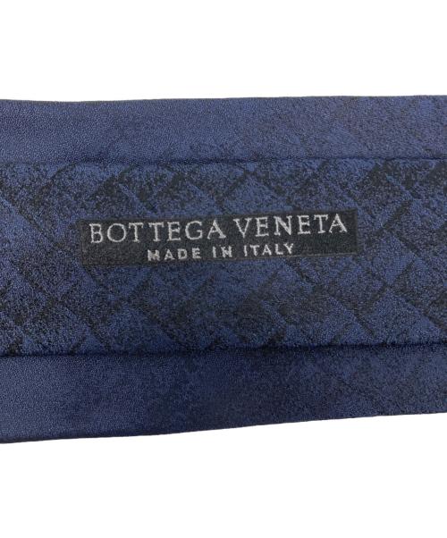 BOTTEGA VENETA（ボッテガベネタ）BOTTEGA VENETA (ボッテガベネタ) イントレチャートネクタイ ネイビー サイズ:記載なしの古着・服飾アイテム
