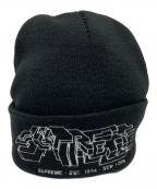 SUPREMEシュプリーム）の古着「Delta logo beanie」｜ブラック
