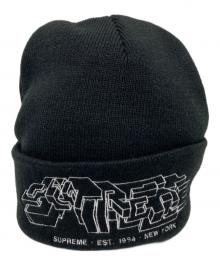 SUPREME（シュプリーム）の古着「Delta logo beanie」｜ブラック