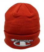 SUPREME×Championシュプリーム×チャンピオン）の古着「ニット帽」｜オレンジ