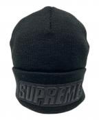 SUPREMEシュプリーム）の古着「Raised patent beanie」｜ブラック