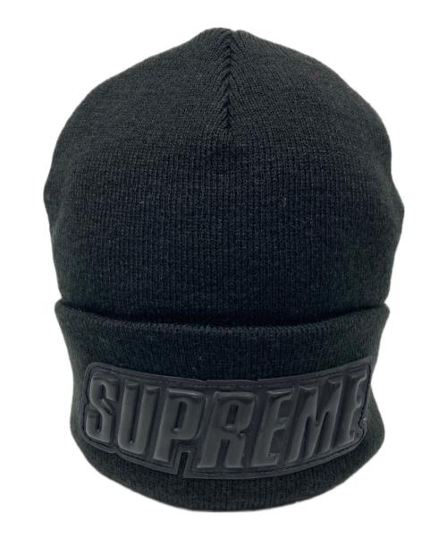 SUPREME（シュプリーム）Supreme (シュプリーム) Raised patent beanie ブラックの古着・服飾アイテム