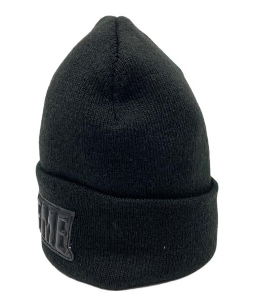 SUPREME（シュプリーム）Supreme (シュプリーム) Raised patent beanie ブラックの古着・服飾アイテム