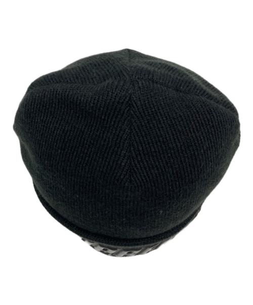 SUPREME（シュプリーム）Supreme (シュプリーム) Raised patent beanie ブラックの古着・服飾アイテム