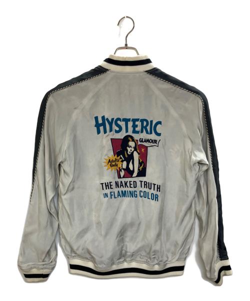 Hysteric Glamour（ヒステリックグラマー）Hysteric Glamour (ヒステリックグラマー) リバーシブルスカジャン グレー×ブラック サイズ:Mの古着・服飾アイテム