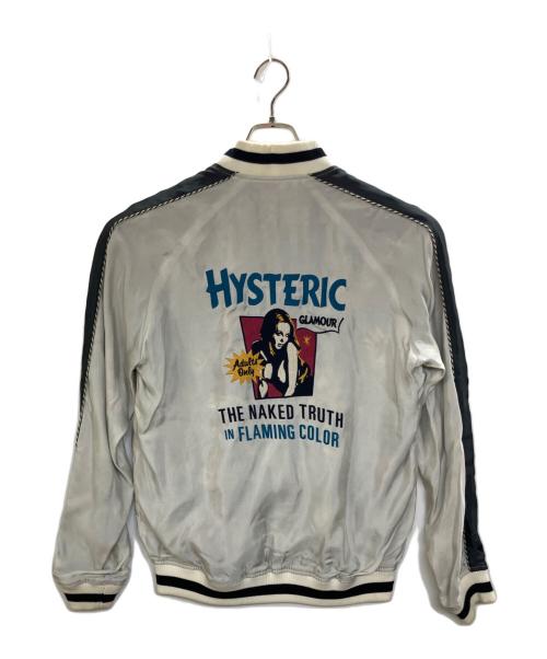 Hysteric Glamour（ヒステリックグラマー）Hysteric Glamour (ヒステリックグラマー) リバーシブルスカジャン グレー×ブラック サイズ:Mの古着・服飾アイテム