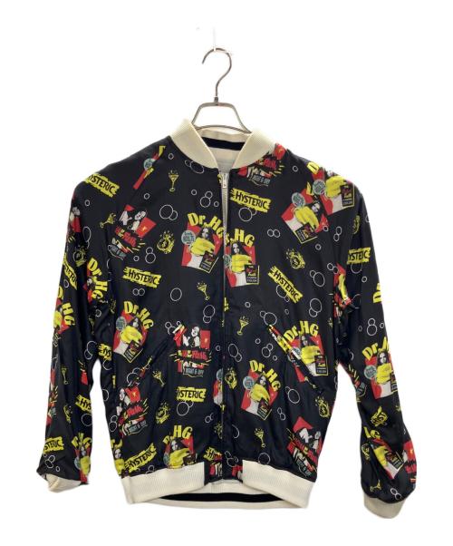 Hysteric Glamour（ヒステリックグラマー）Hysteric Glamour (ヒステリックグラマー) リバーシブルスカジャン グレー×ブラック サイズ:Mの古着・服飾アイテム