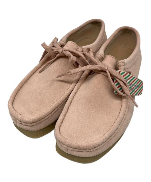 CLARKS（クラークス）CLARKS (クラークス) Wallabee EVO ピンク サイズ:24.5の古着・服飾アイテム