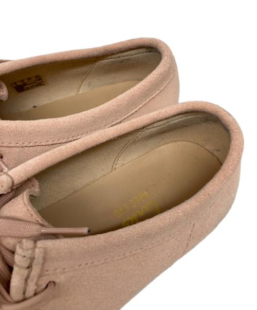 CLARKS（クラークス）CLARKS (クラークス) Wallabee EVO ピンク サイズ:24.5の古着・服飾アイテム