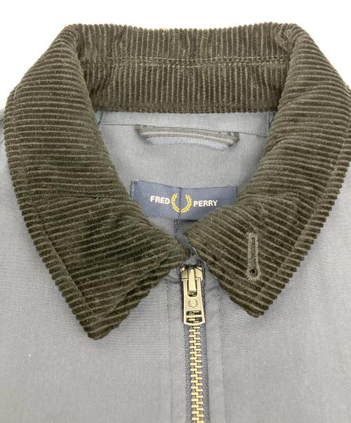 FRED PERRY（フレッドペリー）FRED PERRY (フレッドペリー) Cotton Caban Jacket ネイビー サイズ:Sの古着・服飾アイテム