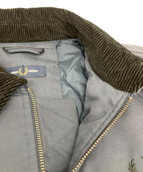 FRED PERRY（フレッドペリー）FRED PERRY (フレッドペリー) Cotton Caban Jacket ネイビー サイズ:Sの古着・服飾アイテム