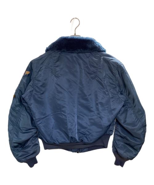ALPHA INDUSTRIES（アルファインダストリーズ）ALPHA INDUSTRIES (アルファインダストリーズ) B-15C フライトジャケット ネイビー サイズ:Mの古着・服飾アイテム