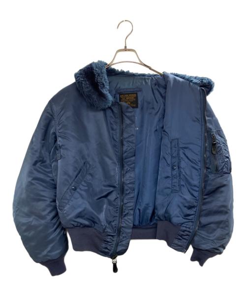 ALPHA INDUSTRIES（アルファインダストリーズ）ALPHA INDUSTRIES (アルファインダストリーズ) B-15C フライトジャケット ネイビー サイズ:Mの古着・服飾アイテム