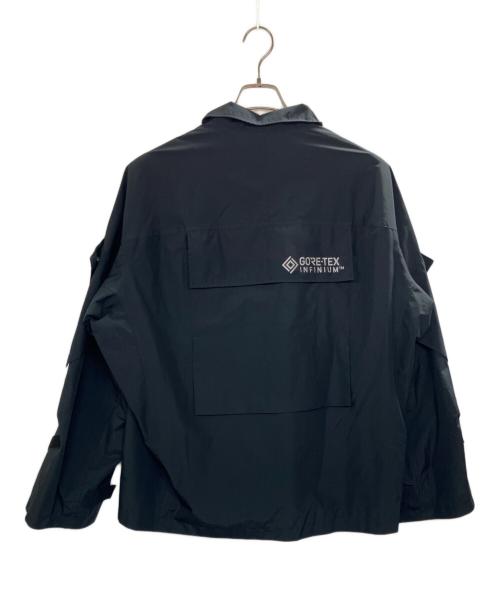 D-VEC（ディーベック）D-VEC (ディーベック) ALMOSTBLACK (オールモストブラック) GORE-TEX INFINIUM 2L SHIRT JACKET ブラック サイズ:SIZE 1の古着・服飾アイテム