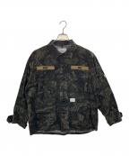 WTAPSダブルタップス）の古着「JUNGLE LS SHIRT」｜グリーン