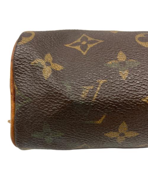LOUIS VUITTON（ルイ ヴィトン）LOUIS VUITTON (ルイ ヴィトン) ミニスピーディ ハンドバッグ ブラウン×ベージュの古着・服飾アイテム