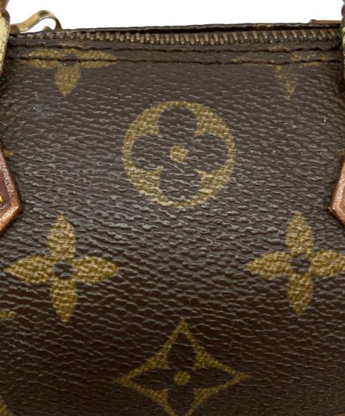LOUIS VUITTON（ルイ ヴィトン）LOUIS VUITTON (ルイ ヴィトン) ミニスピーディ ハンドバッグ ブラウン×ベージュの古着・服飾アイテム
