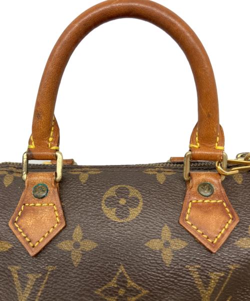 LOUIS VUITTON（ルイ ヴィトン）LOUIS VUITTON (ルイ ヴィトン) ミニスピーディ ハンドバッグ ブラウン×ベージュの古着・服飾アイテム