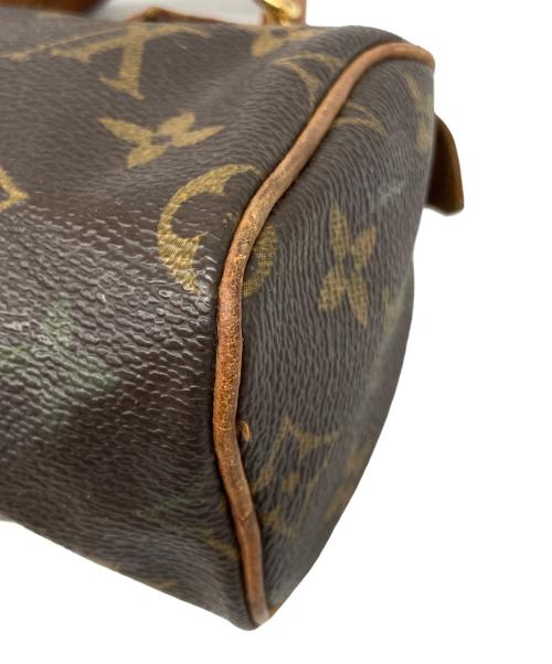 LOUIS VUITTON（ルイ ヴィトン）LOUIS VUITTON (ルイ ヴィトン) ミニスピーディ ハンドバッグ ブラウン×ベージュの古着・服飾アイテム