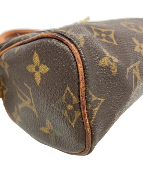 LOUIS VUITTON（ルイ ヴィトン）LOUIS VUITTON (ルイ ヴィトン) ミニスピーディ ハンドバッグ ブラウン×ベージュの古着・服飾アイテム