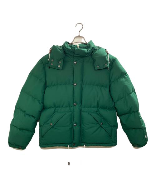 POLO RALPH LAUREN（ポロ・ラルフローレン）POLO RALPH LAUREN (ポロ・ラルフローレン) Ron Herman (ロンハーマン) 袖ポニーダウンジャケット グリーン サイズ:Lの古着・服飾アイテム