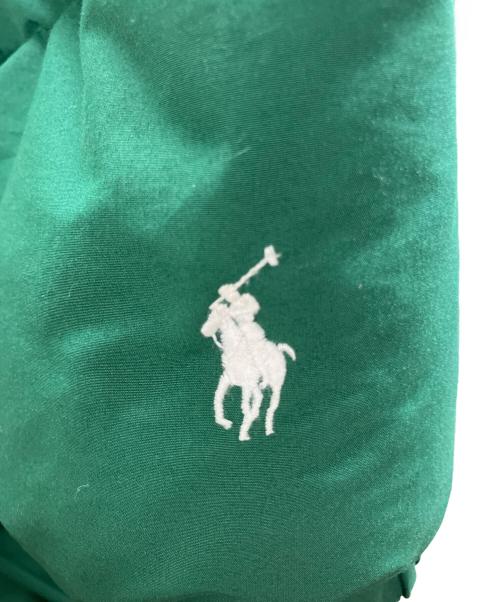 POLO RALPH LAUREN（ポロ・ラルフローレン）POLO RALPH LAUREN (ポロ・ラルフローレン) Ron Herman (ロンハーマン) 袖ポニーダウンジャケット グリーン サイズ:Lの古着・服飾アイテム