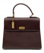 COACHコーチ）の古着「Handbag Turnlock」｜ブラウン