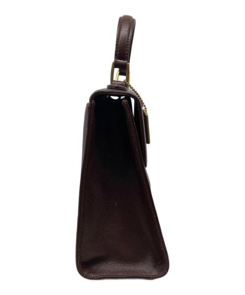 COACH（コーチ）COACH (コーチ) Handbag Turnlock ブラウンの古着・服飾アイテム